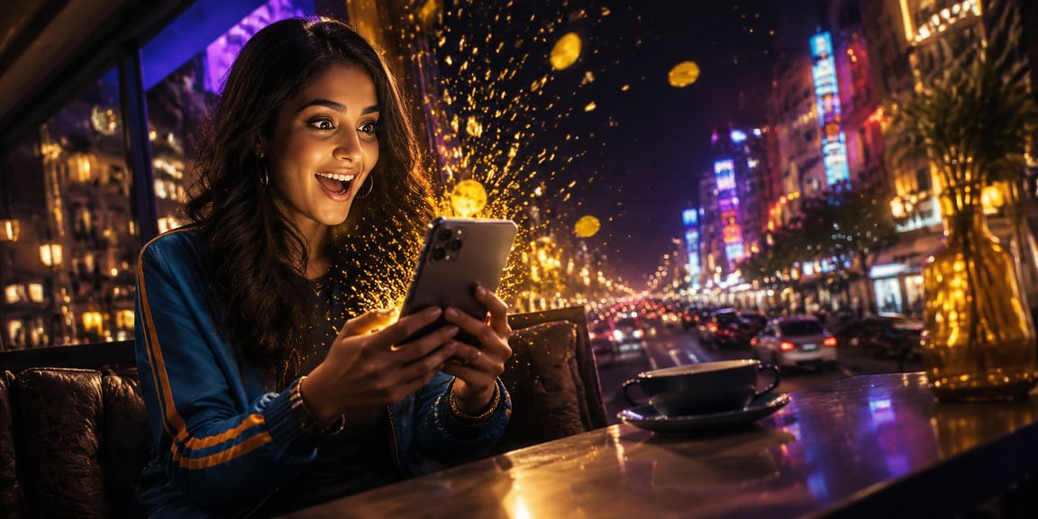 IPL cricket match night stadium with mobile fans betting live online